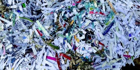 shredded paper